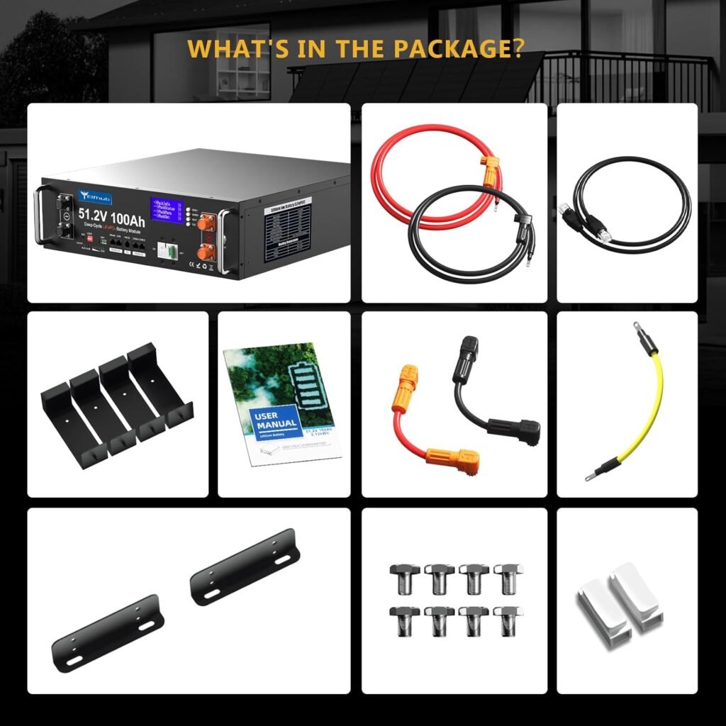 12V 400Ah LiFePO4 PLUS lithium battery with USB port, deep cycle battery with improved 100A BMS, max. 1280W power, up to 15,000 cycles for RVs, solar power, trolling motors, and camping