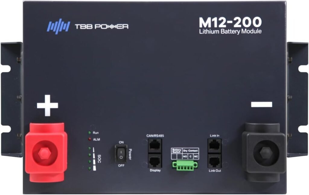 200Ah 12V TBB Power Lithium Iron Phosphate Battery with Heating  300A BMS for Leisure, Solar, Wind and Off-grid applications