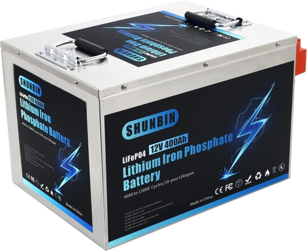 Lifepo4 400ah 12V Lithium iron phosphate battery for Solar System/Motor Home/Boat/Golf Carts/RV car battery Waterproof 12V lifepo4 battery With fast charger