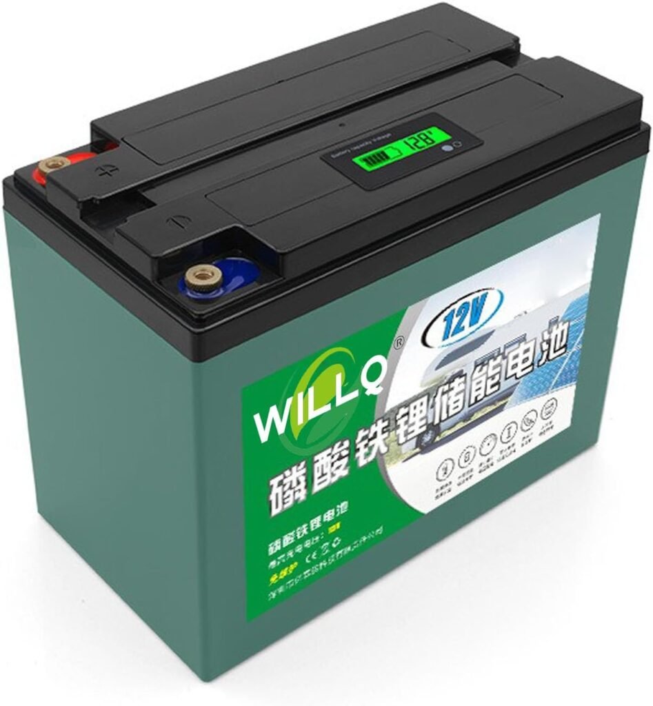 12 Volts LiFePO4 Lithium Battery 12V 18Ah 24Ah 30Ah 36Ah 42Ah 50Ah 60Ah 66Ah Rechargeable Deep Cycles Battery for Fish Finder/Solar/Outdoor Camping