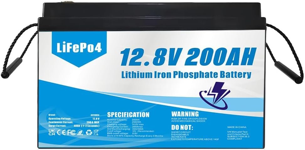 12.8V 100AH Lifepo4 battery lithium iron phosphate Lithium leisure battery suitable for replacing lead-acid batteries, solar power, emergency power, etc.
