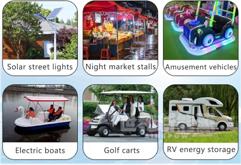 12V LiFePO4 Battery 6Ah Lithium Iron Phosphate Battery for Solar System RV Marine Boat Household Emergency Power Supply