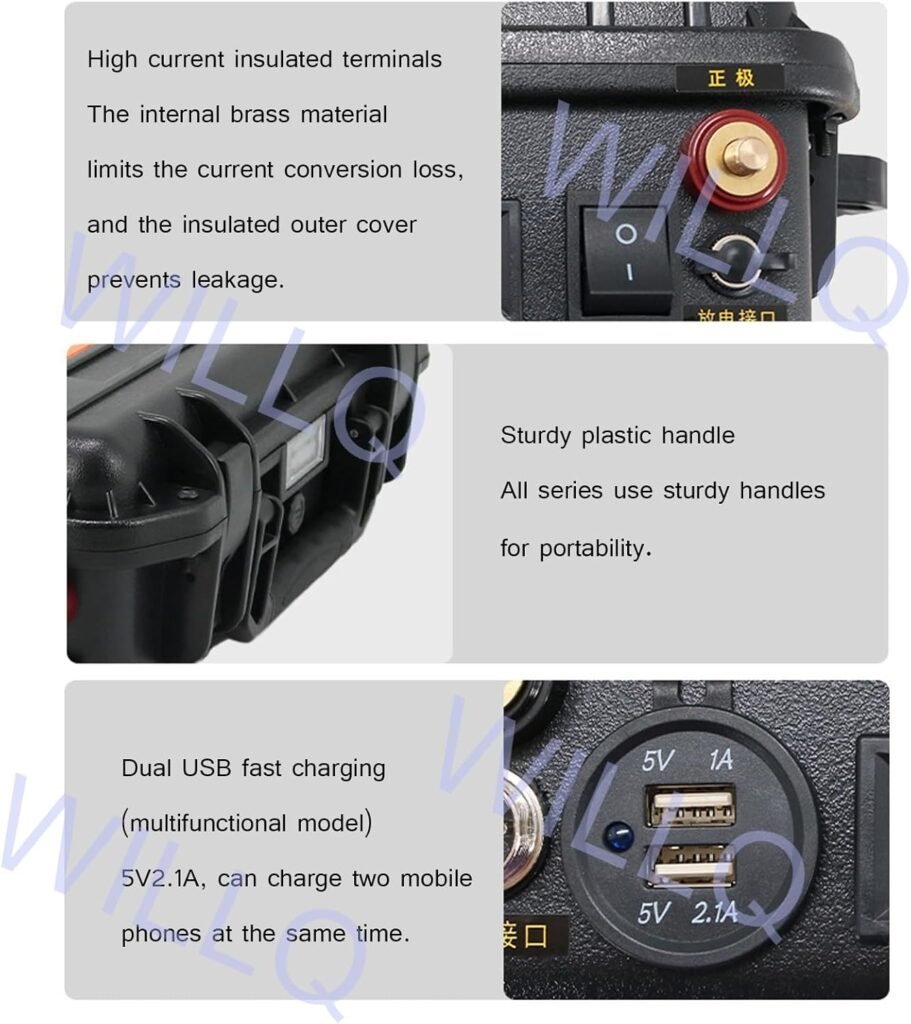 24V 12V LiFePO4 Lithium Iron Phosphate Battery Pack 60Ah-200Ah Built-in BMS for Electric Boat Motor Fishing Boat Propeller Marine Propulsion Battery
