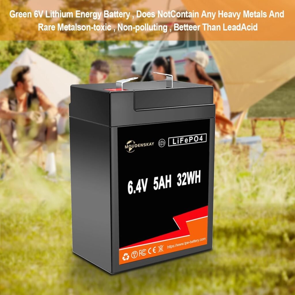 6v 5ah Lifepo4 Battery 12v Lithium Battery Lithium Iron Phosphate Battery, With Over 3000+ Times Deep Cycle And Bms Protection For Rv, Solar System, Marine, Etc