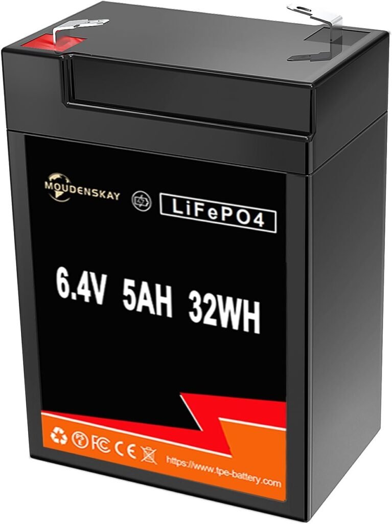 6v 5ah Lifepo4 Battery 12v Lithium Battery Lithium Iron Phosphate Battery, With Over 3000+ Times Deep Cycle And Bms Protection For Rv, Solar System, Marine, Etc