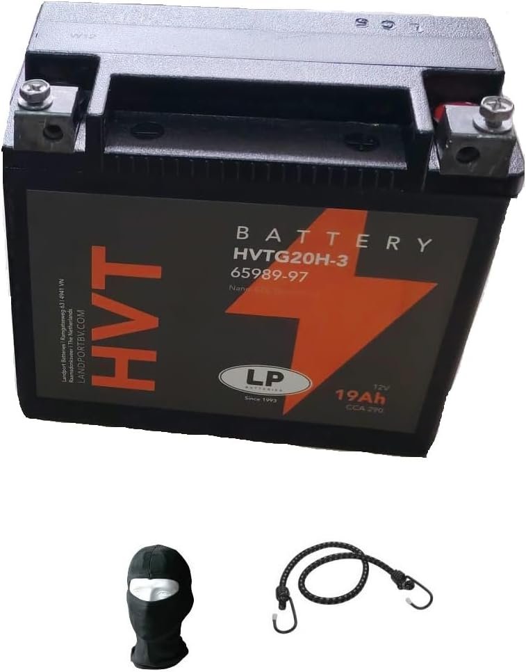 COMPATIBLE WITH H ARLEY DAVIDSON FXSTD Softail Deuce 1450 2000 A 2003 HDX20HL-BS LP BATTERY ALREADY READY (SEALED AND CHARGED) 12V/20AH BATTERIES FOR SPECIFIC MOTORCYCLES 176X87X153MM