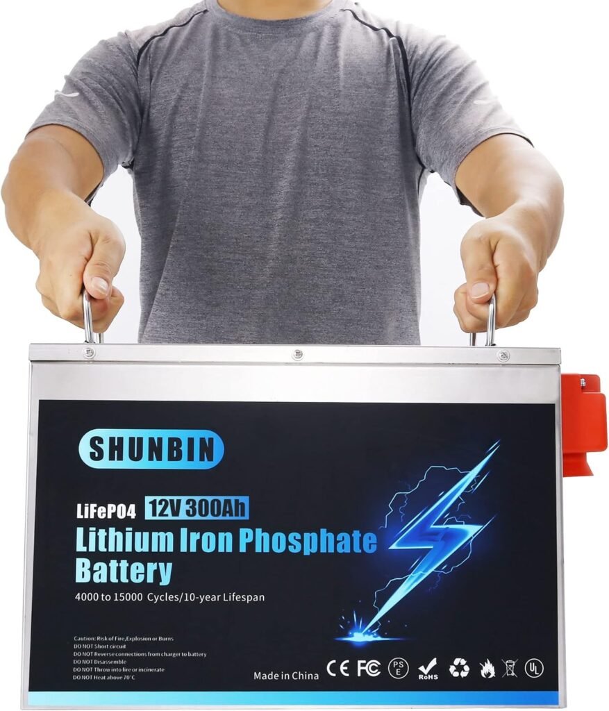 Lifepo4 300ah 12V Lithium iron phosphate battery for Solar System/Motor Home/Boat/Golf Carts/RV car battery Waterproof 12V lifepo4 battery With fast charger