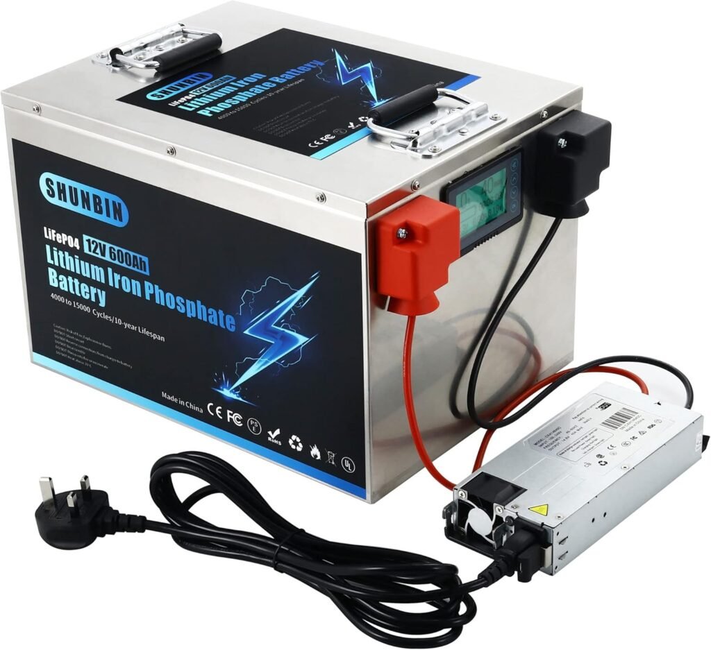 Lifepo4 600ah 12V Lithium iron phosphate battery for Solar System/Motor Home/Boat/Golf Carts/RV car battery Waterproof 12V lifepo4 battery With fast charger