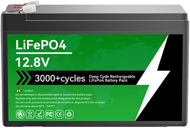 12V 6Ah 12Ah 18Ah 24Ah 30Ah LiFePO4 Battery Pack 12.8V 400Wh Rechargeable Lithium Iron Phosphate Batteries for Camera Spare Robotics,12v,12Ah