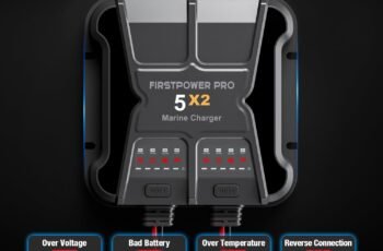 2 Bank Marine Battery Charger 5X2 10A review