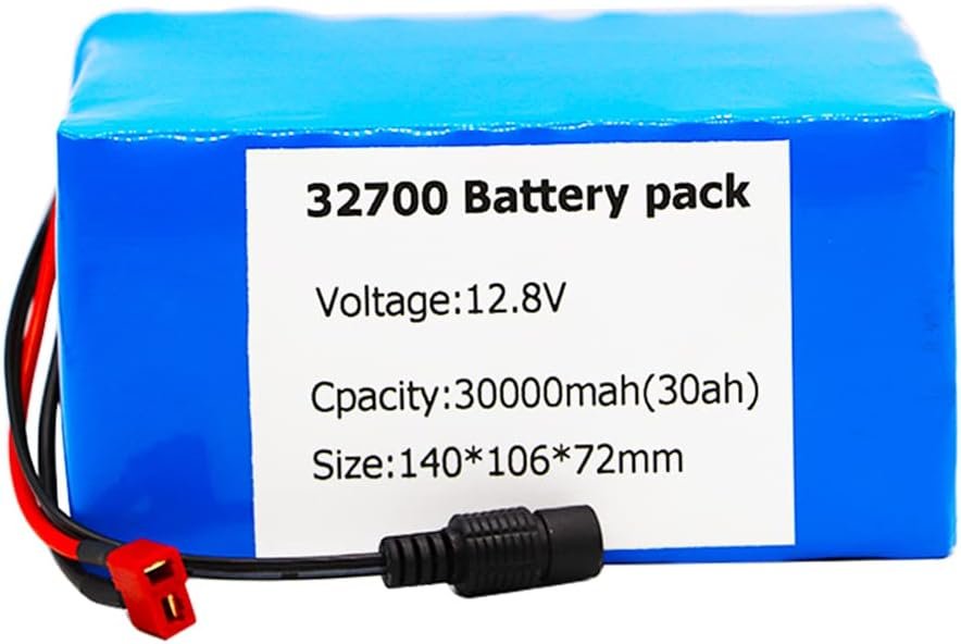 32700 Lifepo4 Battery Pack 4S3P 12.8V 30Ah 4S 40A 100A Balanced BMS for Electric Boat and Uninterrupted Power Supply 12V