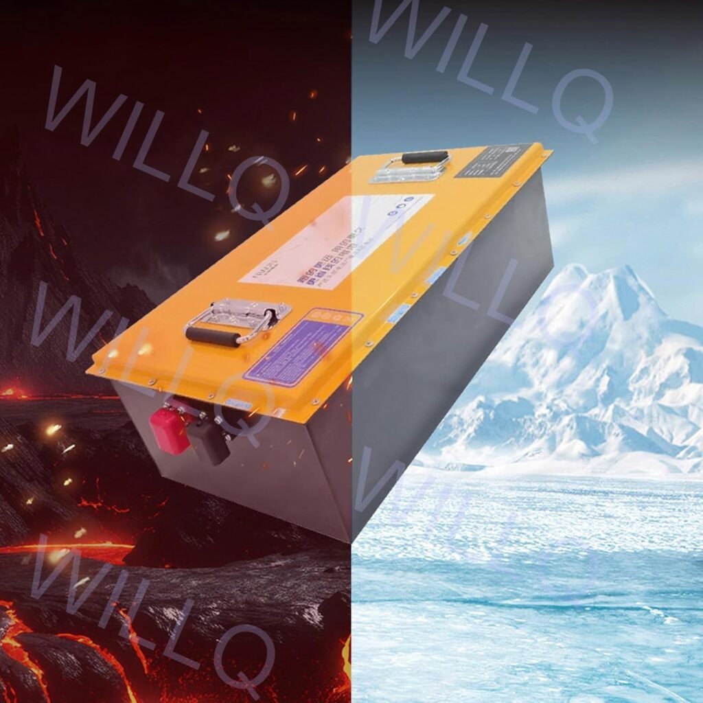 60V 42Ah 63Ah 84Ah 100Ah LiFePO4 Lithium Battery 60 Volts Replacement Golf Cart Battery Built-in 100A BMS for Golf Carts/RV/Solar/Off-Grid Applications