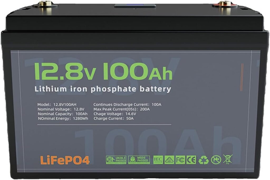 Lithium Battery 12V 50Ah 100Ah 150Ah 200Ah 300Ah LiFePO4 Batteries with BMS 12.8V Rechargeable Lithium Iron Phosphate Battery for Solar Marine Trolling Motor