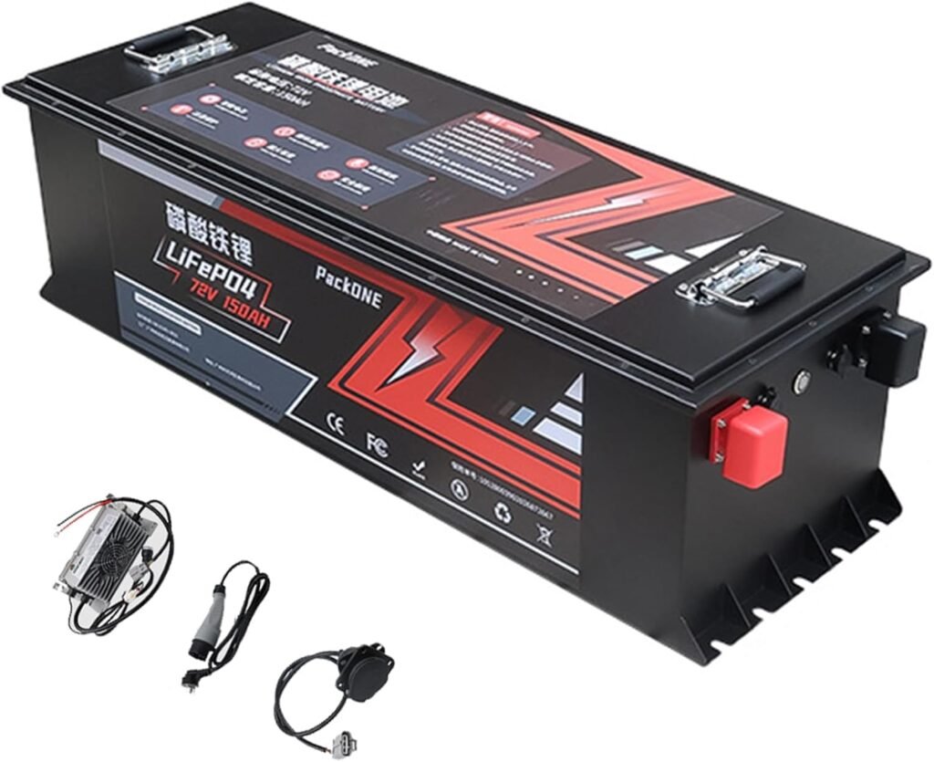 51.2V 72V 105Ah 150Ah 210Ah LiFePO4 Lithium Iron Phosphate Golf Cart Battery 4000+ Cycles Rechargeable LiFePO4 Battery for Tourist Sightseeing Bus