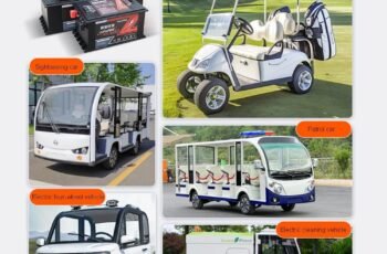 51.2V 72V 105Ah 150Ah 210Ah LiFePO4 Lithium Iron Phosphate Golf Cart Battery 4000+ Cycles Rechargeable LiFePO4 Battery for Tourist Sightseeing Bus