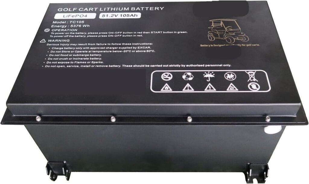 Golf Cart Battery Volt 100Ah Lithium Ion Battery