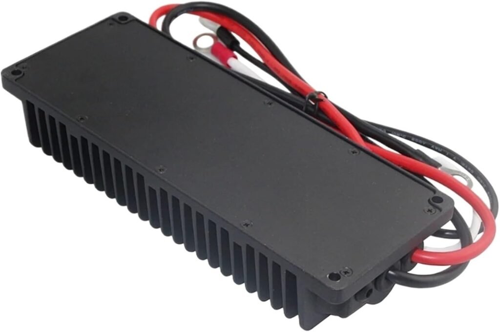 1pcs Waterproof DC 10-36V 12V 24V to DC 14.6V 29.2V 43.8V Lifepo4 Lithium Battery Charger for RVs Boat Car Dual Battery System(14.6V 30A_WITHOUT ACC WIRE)