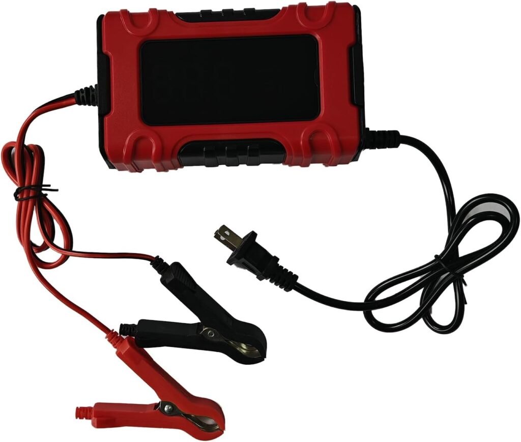 Car Battery Charger, 12V/10A 24V/5A, Compatible Automotive Smart Portable Lead Acid Battery/LiFePO4 Charger Pulse Repair Trickle Charger for Car,Truck,Motorcycle, Lawn Mower,Boat,LED Touch Car Battery Charger, 12V/10A 24V/5A, Compatible Automotive Smart Portable Lead Acid Battery/LiFePO4 Charger Pulse Repair Trickle Charger for Car,Truck,Motorcycle, Lawn Mower,Boat,LED Touch