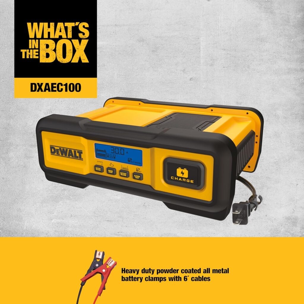 DeWalt DXAEC100 Battery Charger, Maintainer, Amps - Quantity 2