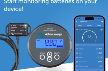 Victron Energy BMV-702 Battery Monitor (Grey), Retail