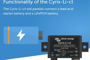 Victron Energy Cyrix-Li-ct 12/24-Volt 230 amp Intelligent Li-ion Battery Combiner