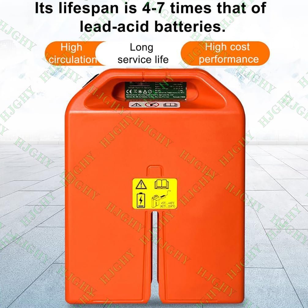 24V 20Ah 36Ah Electric Pallet Jack Battery 48V 20Ah Forklift LiFePO4 Lithium Battery Built-in Smart BMS for CBD15J-LI-S/CBD15-E1C1L Series
