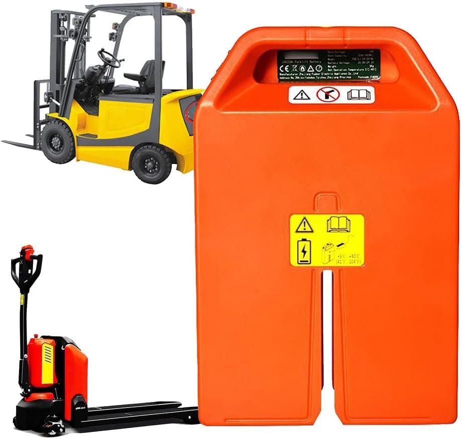 24V 20Ah 36Ah Electric Pallet Jack Battery 48V 20Ah Forklift LiFePO4 Lithium Battery Built-in Smart BMS for CBD15J-LI-S/CBD15-E1C1L Series