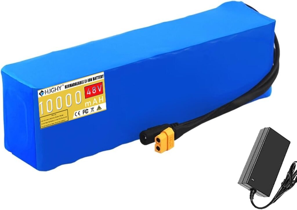 High Power Battery 48V 10Ah Lithium-Ion Battery Pack with Charger Lithium Batteries Pack PVC for 0-500W Scooter ebike Motor High Power Battery 48V 10Ah Lithium-Ion Battery Pack with Charger Lithium Batteries Pack PVC for 0-500W Scooter ebike Motor