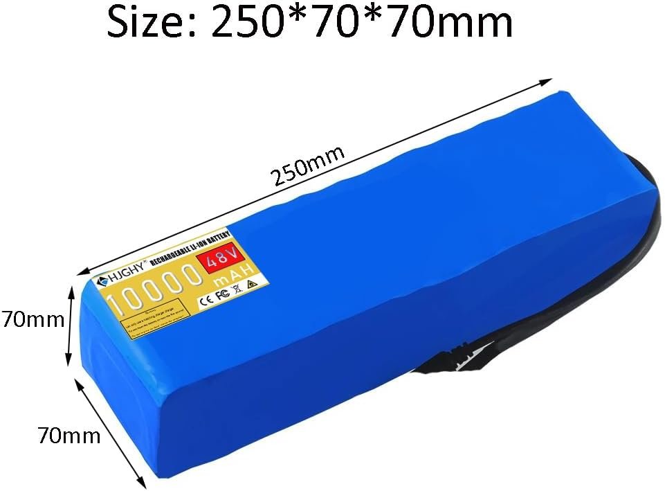 High Power Battery 48V 10Ah Lithium-Ion Battery Pack with Charger Lithium Batteries Pack PVC for 0-500W Scooter ebike Motor High Power Battery 48V 10Ah Lithium-Ion Battery Pack with Charger Lithium Batteries Pack PVC for 0-500W Scooter ebike Motor
