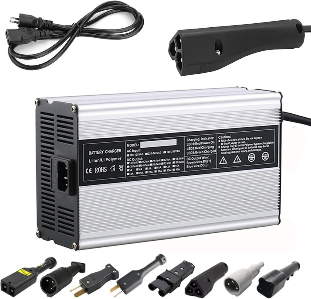 Professional Golf Cart Battery Charger/36/48/60/72 Volt,6-10Hour Full Charge,Trickle Charge Smart Charger for Car Boats EZGO Golf Cart Professional Golf Cart Battery Charger/36/48/60/72 Volt,6-10Hour Full Charge,Trickle Charge Smart Charger for Car Boats EZGO Golf Cart
