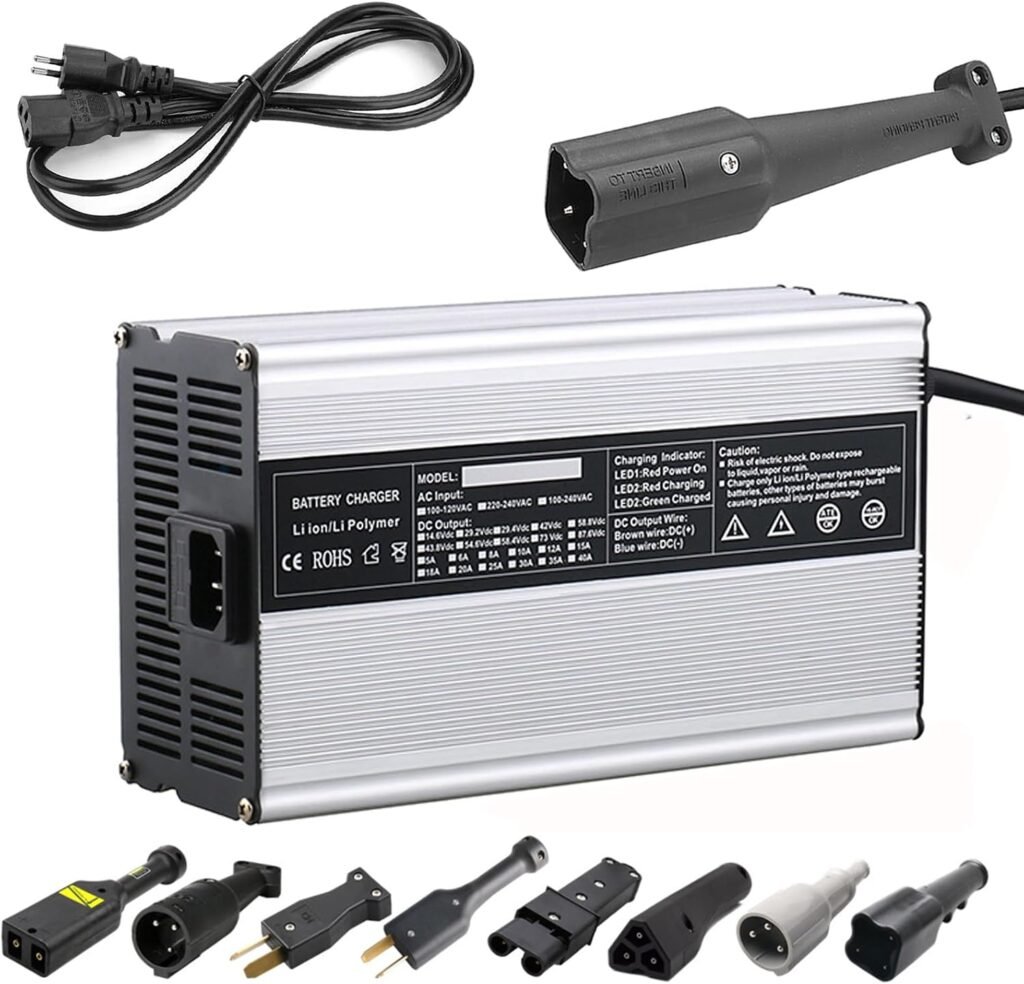 Professional Golf Cart Battery Charger/36/48/60/72 Volt,6-10Hour Full Charge,Trickle Charge Smart Charger for Car Boats EZGO Golf Cart Professional Golf Cart Battery Charger/36/48/60/72 Volt,6-10Hour Full Charge,Trickle Charge Smart Charger for Car Boats EZGO Golf Cart