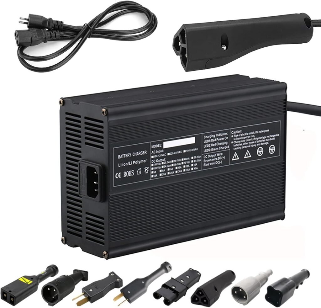 Professional Golf Cart Battery Charger/36/48/60/72 Volt,6-10Hour Full Charge,Trickle Charge Smart Charger for Car Boats EZGO Golf Cart Professional Golf Cart Battery Charger/36/48/60/72 Volt,6-10Hour Full Charge,Trickle Charge Smart Charger for Car Boats EZGO Golf Cart