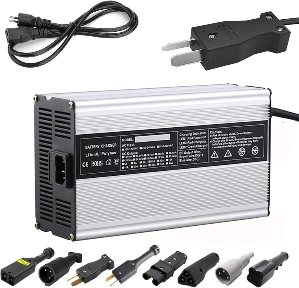 Professional Golf Cart Battery Charger/36/48/60/72 Volt,6-10Hour Full Charge,Trickle Charge Smart Charger for Car Boats EZGO Golf Cart Professional Golf Cart Battery Charger/36/48/60/72 Volt,6-10Hour Full Charge,Trickle Charge Smart Charger for Car Boats EZGO Golf Cart