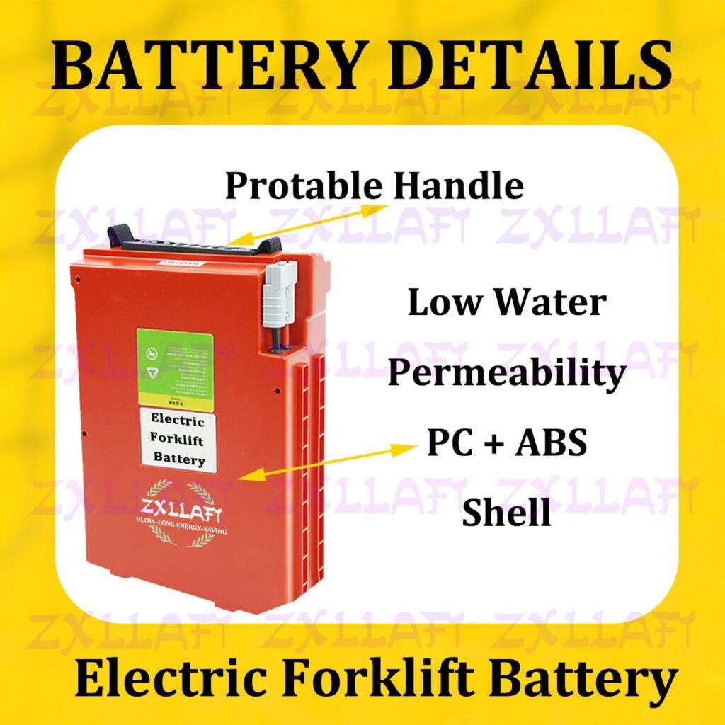 48 Volt Lithium Battery 24V Electric Forklift Battery for CBD20YLi LiFePO4 Batteries Electric Pallet Jack Truck Batteries with BMS, Handle and Andertson Port