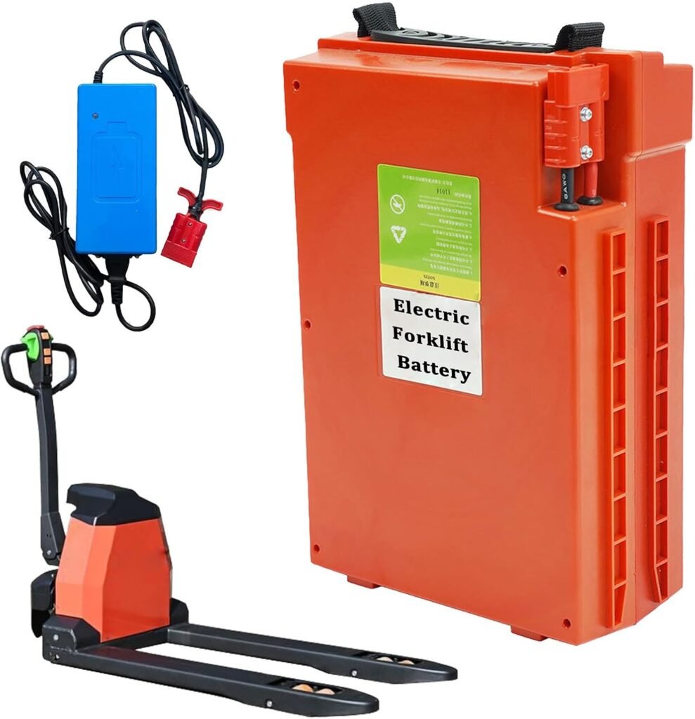 48 Volt Lithium Battery 24V Electric Forklift Battery for CBD20YLi LiFePO4 Batteries Electric Pallet Jack Truck Batteries with BMS, Handle and Andertson Port