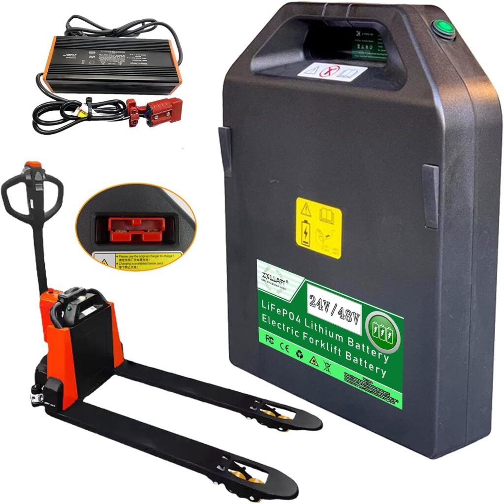 Lithium Battery 24V 48V Electric Pallet Jack Truck Battery for PTE15Q Rechargeable Batteries for PTE20Q Electric Forklift Integrated BMS Protection Board