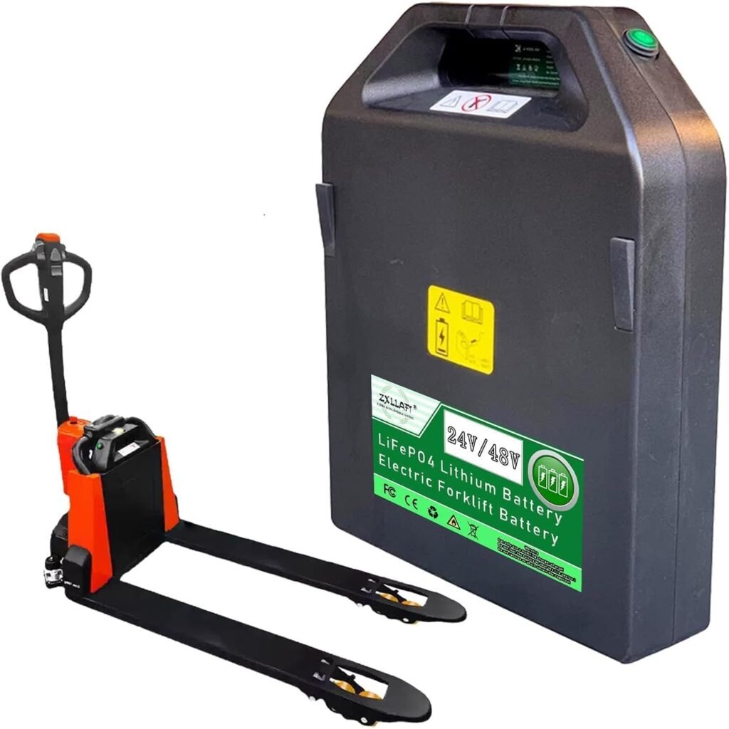 Lithium Battery 24V 48V Electric Pallet Jack Truck Battery for PTE15Q Rechargeable Batteries for PTE20Q Electric Forklift Integrated BMS Protection Board